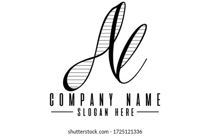 AL initial Letter Logo Design. Creative AL Letters icon vector Illustration art.