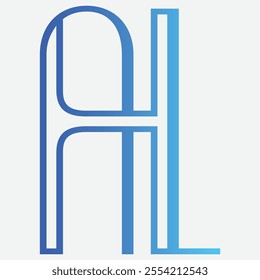 al Initial Letter Logo Symbol
