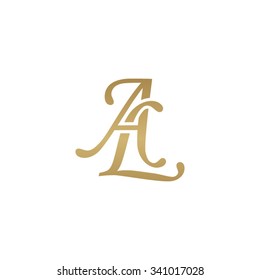 Al Initial Monogram Logo Stock Vector (Royalty Free) 341017028 ...