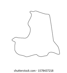 al ismailia region map in egypt country