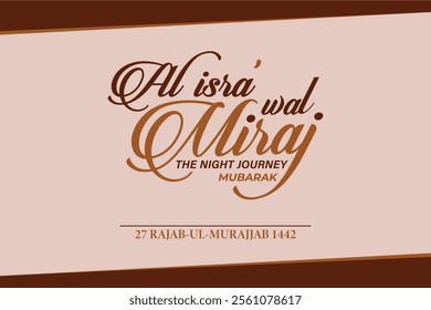 Al Isra Miraj, Shab e Miraj Mubarak calligraphy template