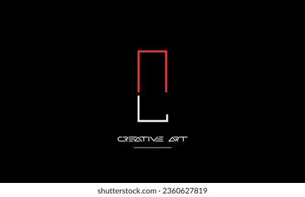 AL, LA, A, L abstract letters logo monogram