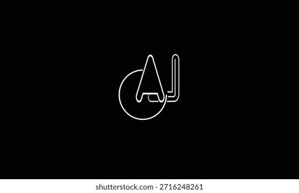 AL, LA LETRA ABSTRATA LOGOTIPO MONOGRAMA
