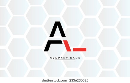 AL, LA Abstract Letters Logo Monogram