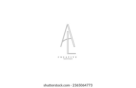 AL LA A L vector logo design