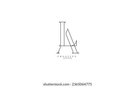 AL LA A L Vektorlogo-Design