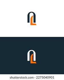 AL, LA Letter Logo Design. Creative Modern. AL, LA Letters icon vector Illustration.