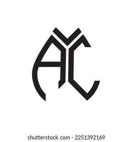 Diseño del logotipo de la carta AL.AL diseño creativo del logotipo de la letra AL. El concepto del logo de la carta con iniciales creativas de AL.
