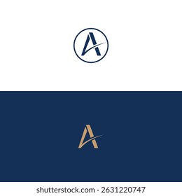 AL Letter Logo Design. Creative Modern A L Letters icon vector Illustration.
