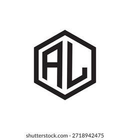 Design do logotipo da letra AL. AL Creative letter logotipo design vetor, AL Letter Initial Logo Design.