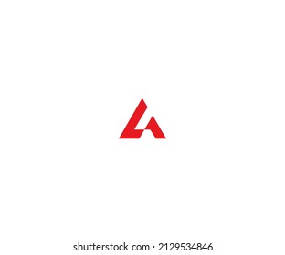 AL Letter  Logo Design Template Vector Graphic Branding Element.