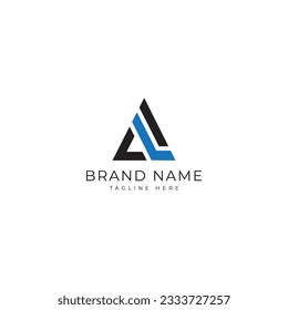 AL Letter Logo design vector
