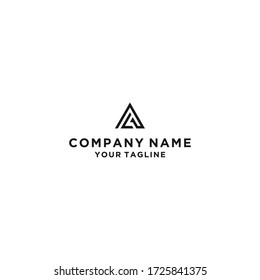 AL letter logo icon illustration vector design