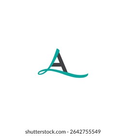 al logo design, al, la letra design de estilo mínimo, al inicial logotipo design vetor, al ou la design vetor