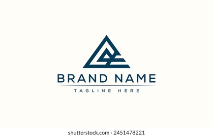 AL logo Design Template Vector Graphic Branding Element.