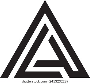 AL Logo-Design, Vektorgrafik-Logo, 