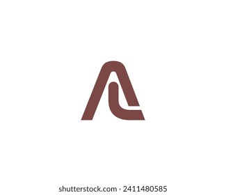 AL Logo design vector template