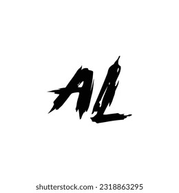 AL Monogram Logo Design Idea