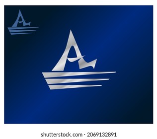 AL monogram simple iconic letter initial logo idea