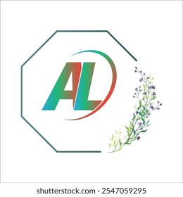 AL Natural Logo Design Branding Corporate Identity