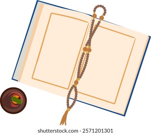 Al Qur'an clipart drawing illustration design 