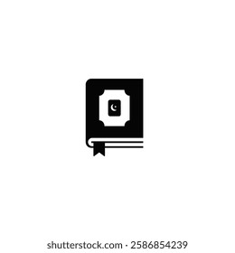 al quran icon vector ilustration logo design