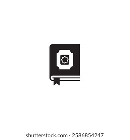 al quran icon vector ilustration logo design