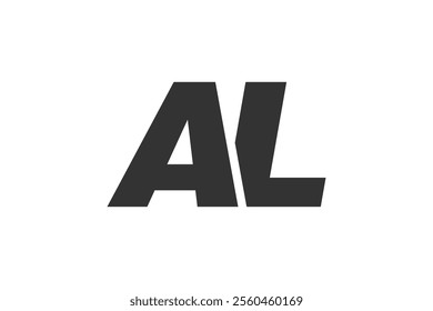 AL Techno Editable Font Logo For Corporate Branding. Bold, Futuristic Design With Unique Typographic Ideas. Minimal Custom Type And Dynamic Letter Variations For Promotion, Printing, And Book Titles