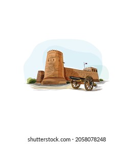 Al Wajbah Fort is one of the oldest forts in Qatar