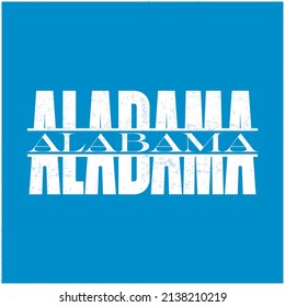Alabama college typography design, abstract typography slogan t shirt style, design vector illustration, denim vintage for ready print