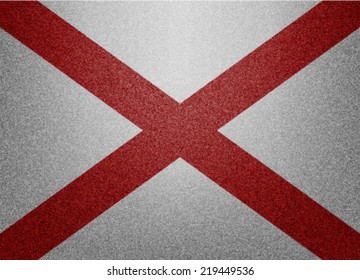 Alabama denim flag