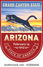 Alabama, emblem of the U.S. state, black bear at dawn on a red background