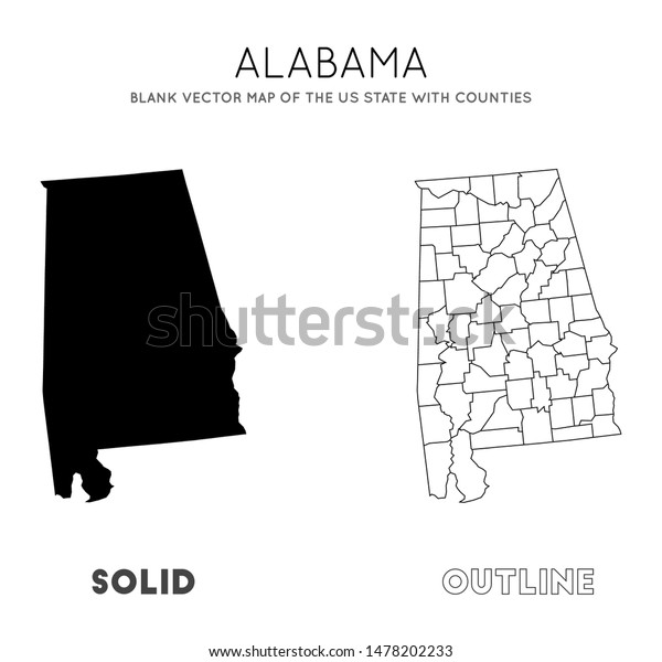 38+ Blank Alabama County Map Images