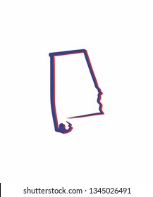 Alabama Outline Logo Icon 001