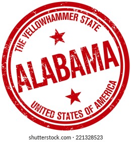 Alabama Stamp Stock Vector (Royalty Free) 221328523 | Shutterstock