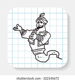 aladdin doodle