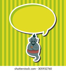 Aladdin Genie theme elements