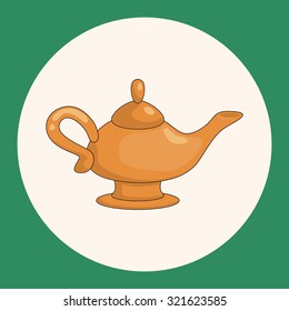Aladdin Genie theme elements