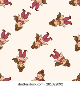 Aladdin princess , cartoon seamless pattern background