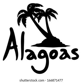 Palmenstrand von Alagoas