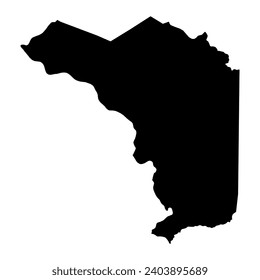 Alajuela province map, administrative division of Costa Rica. Vector illustration.