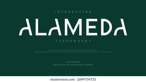 Alameda modern alphabet letters font logo. Typography luxury classic lettering serif italic fonts wedding vintage retro logos. vector illustration  