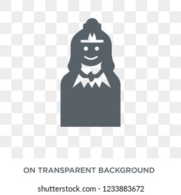 Alamelu icon. Trendy flat vector Alamelu icon on transparent background from india collection. 