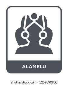alamelu icon vector on white background, alamelu trendy filled icons from India and holi collection, alamelu simple element illustration