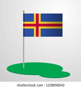 Aland Flag Pole