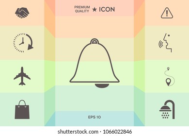 Alarm bell icon