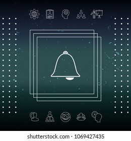 Alarm bell icon