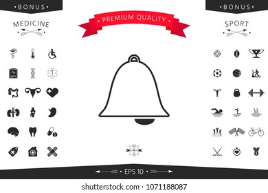 Alarm bell icon