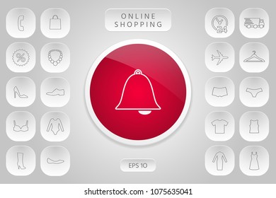 Alarm bell icon