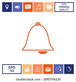 Alarm bell icon